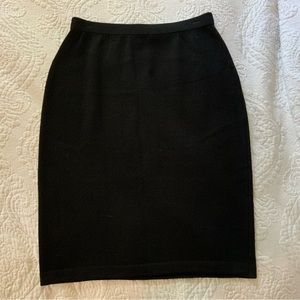 St. John Santana Knit Elastic Waist Skirt, 10
